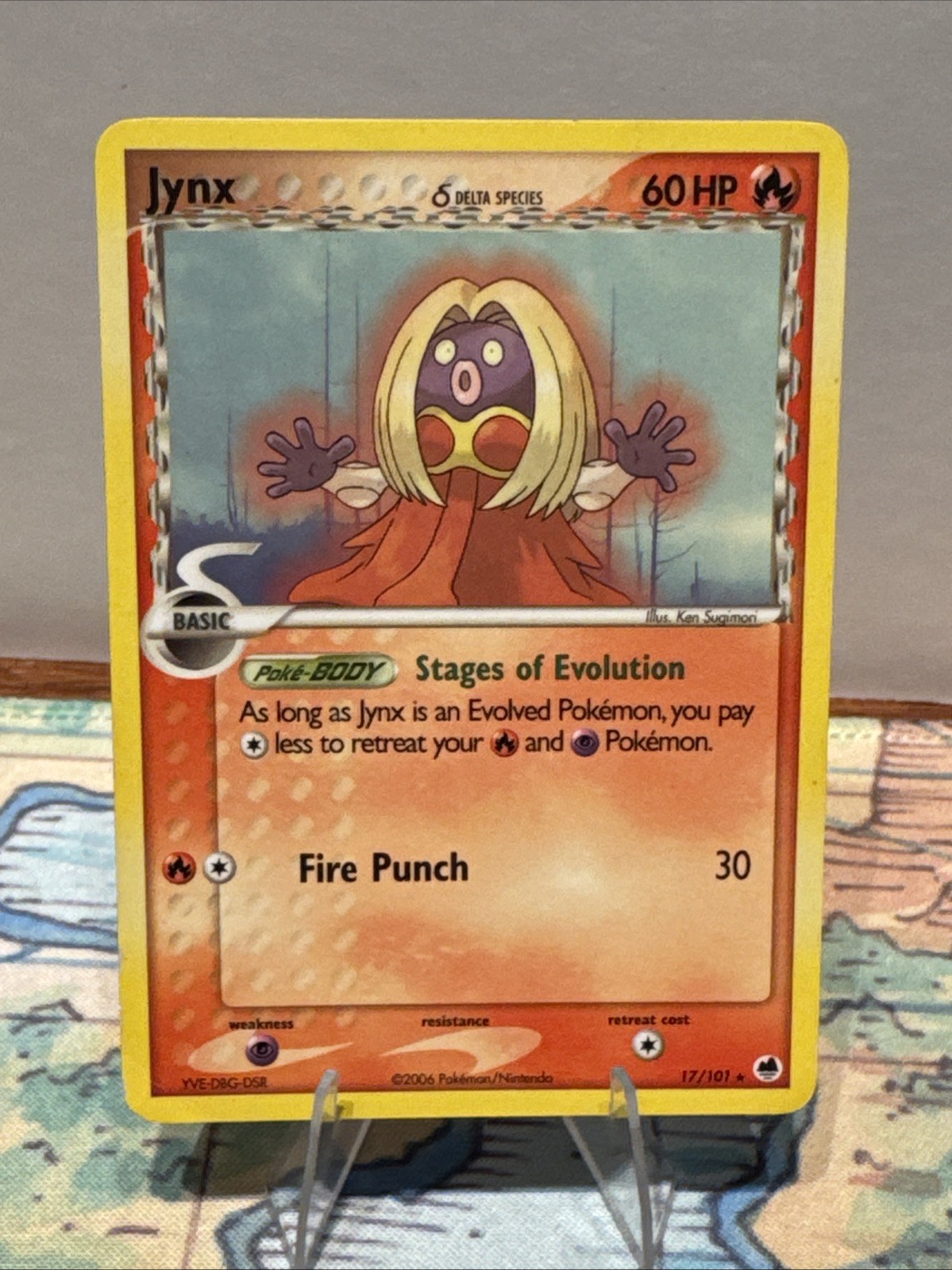 Jynx (Delta Species) 17/101 Dragon Frontiers Regular
