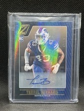2022 Panini Zenith Black/Blue Terrel Bernard Rookie Auto /50 SEALED #160
