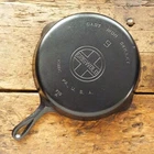New ListingVintage GRISWOLD Cast Iron SKILLET Frying Pan # 9 LARGE BLOCK LOGO - Ironspoon