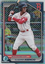 2024 Vladimir Asencio Bowman Draft #BDC-149 Chrome Refractor - Boston Red Sox