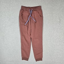 Jaanuu Women Scrub Pants 2XS Pink 5 Pocket Classic Scrub Jogger Cargo 28" Inseam