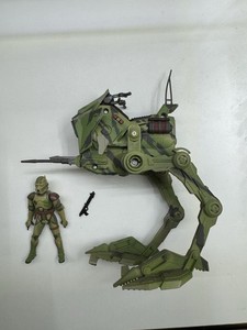 Hasbro Star Wars The Clone Wars AT-RT Vehicle w/ ARF Trooper 3.75”   Lot 2 Read
