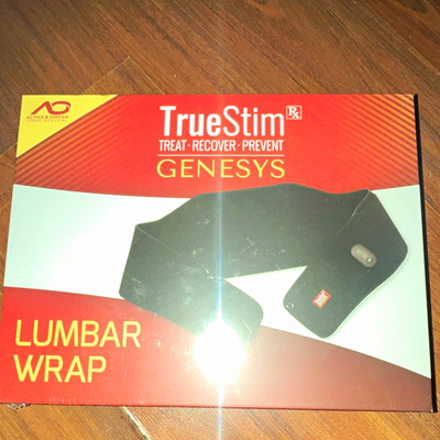 TrueStim Genesys Lumbar Wrap PEMF Therapy Pain Relief, Portable, 3 Settings