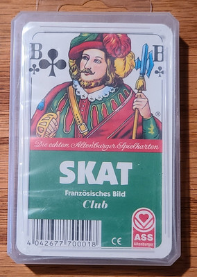 ASS Altenburger SKAT Playing Cards Franzosisches Bild Club German Deck Vintage