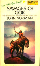 Savages of Gor by John Norman (1982, Mass Market) Daw UE1715, VG-