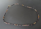 1/20 14k GF Clasp Faceted Beads Heishi Style 16" Necklace Pink Amber Colorful — photo 1