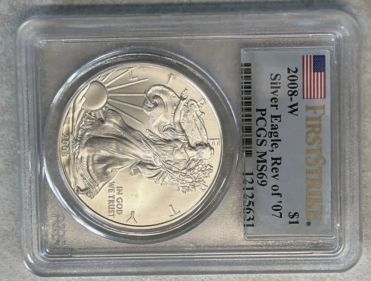 Satin 2008 American Eagle Silver Bullion Coins for sale | eBay
