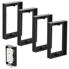 4Pcs 1/2 Inch Single Gang Outlet Box Extender, Electrical Outlet Extender Rec...