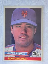 1984 Donruss - Rated Rookie Ron Darling #30 Has Card Number (RC). rookie card picture