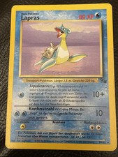58 Pokémon  Karte Lapras 25/62 Fossil Deutsch Sammlungsauflösung