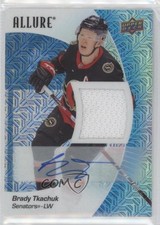 2023-24 Upper Deck Allure Blue Line Jersey 20/25 Brady Tkachuk #46 Auto 1q7q