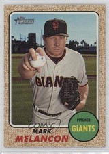 2017 Topps Heritage High Number Gray Back Mark Melancon #630 0b0