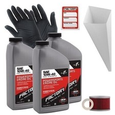 Factory Racing Parts 10W-40 3qt Oil Change Kit For Honda CB400N/T CM400T CBX550 53.32 per gallon