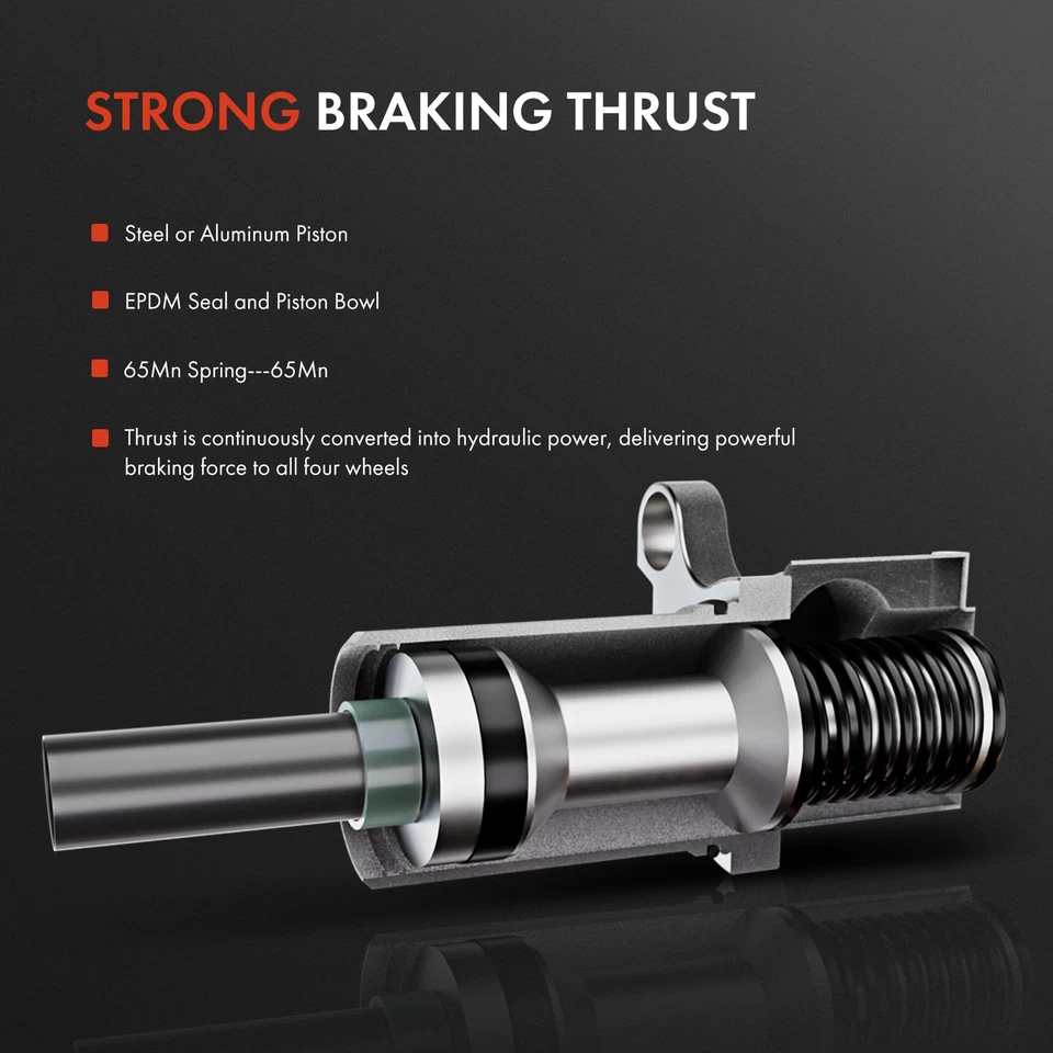 Cilindro maestro de freno con depósito y sensor para Mitsubishi Mirage 1992 Plymouth Foto 4 de 4