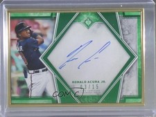 2019 Transcendent Image Variation Emerald 3/15 Ronald Acuna Jr Acuña Auto 6kg