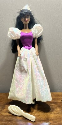 1989 My First African American Barbie Princess Doll complete crown brush shows