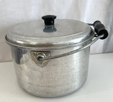 Sears Best Maid of Honor Heavy Weight Aluminum Pot w/ LId and Wooden Handle 8 qt