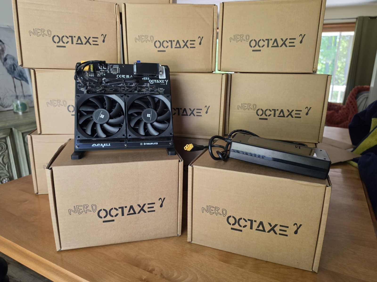 NerdOctaxe NEW Us Stock Rev3.1 12th Edition Bitcoin Miner Crypto Mining