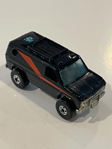 Vintage 1987 Hot Wheels Trailbuster Baja Breaker A-Team Van Hood Opens Loose