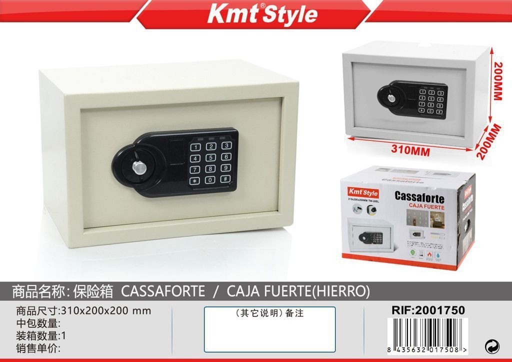 Cassaforte Elettronica Professionale Kmt Style Acciaio Mobile Box