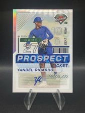 2024 Panini Prospect Edition #131 Yandel Ricardo Silver Holo Prizm Auto Ticket