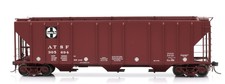 Exactrail Platinum Ps-2 4427 Cd Covered Hopper Santa Fe Atsf Ep-80199-1