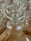 Set Of 6, 1960s-1970s Indiana Glass Pebble Leaf Water Goblet, Pressed Glass — photo 4
