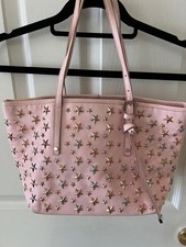 JIMMY CHOO Star Studs Cowhide Leather Hand To...