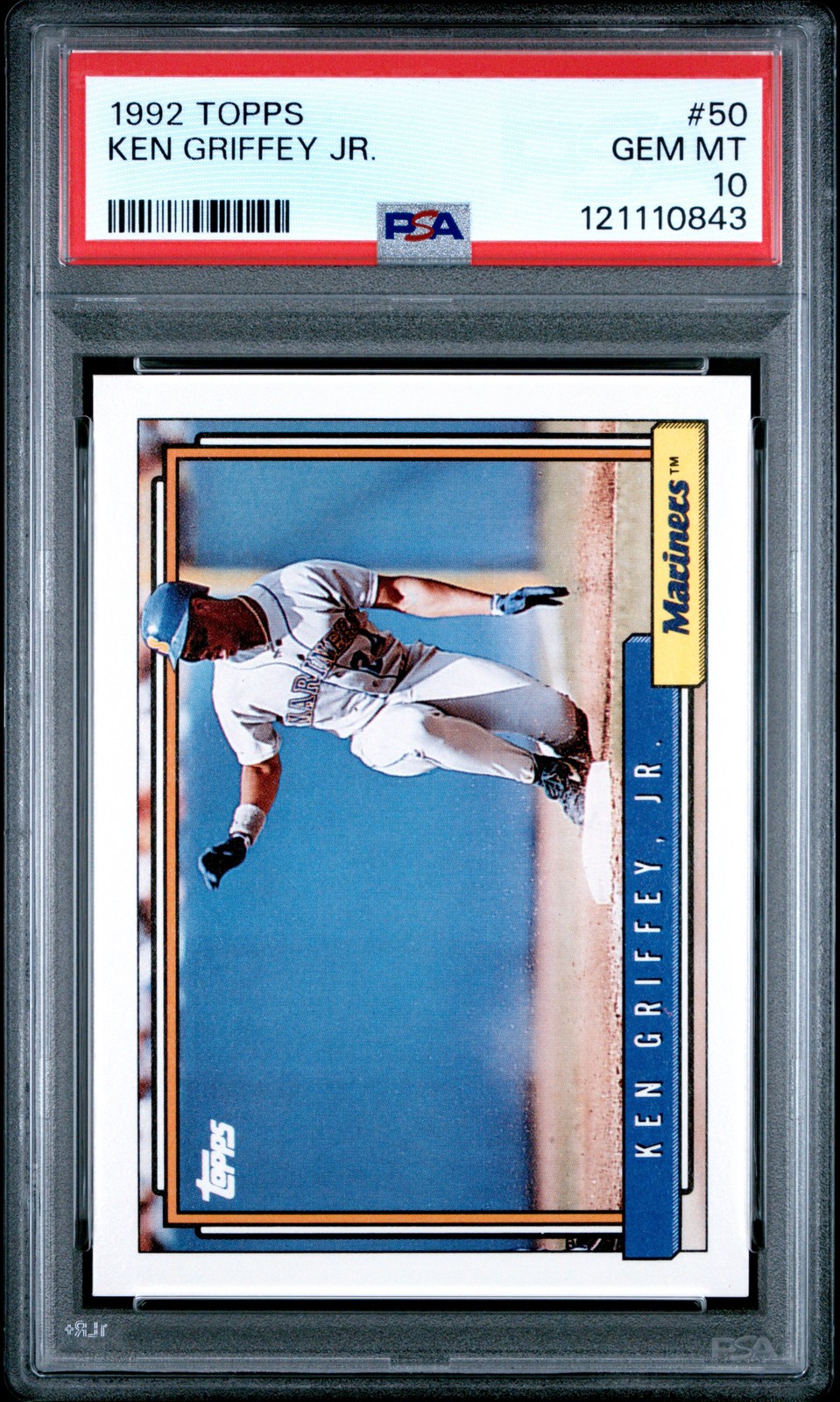1992 TOPPS #50 KEN GRIFFEY JR. PSA 10