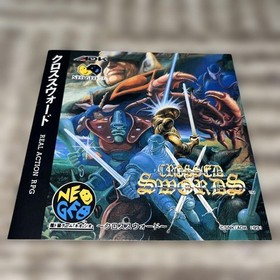 NEOGEO CD Crossed Swords ADK Action RPG 1991 with Obi