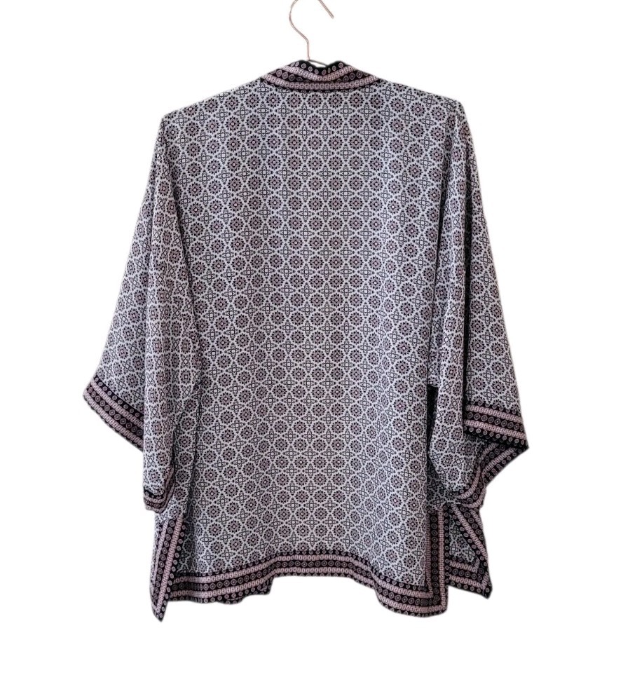 Pre-Owned MAX STUDIO 1X Patterned Open Front 3/4 … - image 13