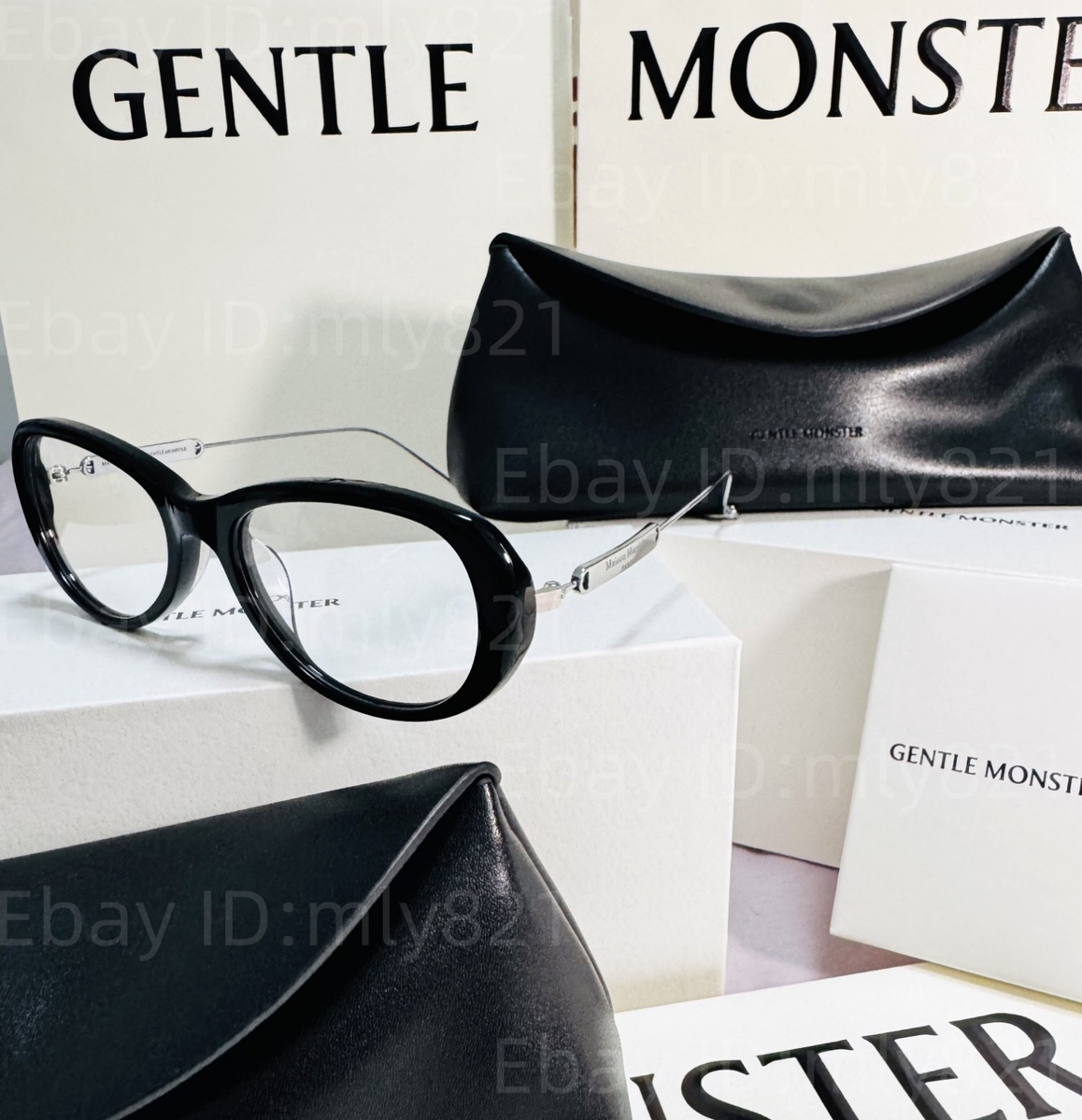 GentleMonster Sunglasses Maison Margiela x MM215 01 Black Frame