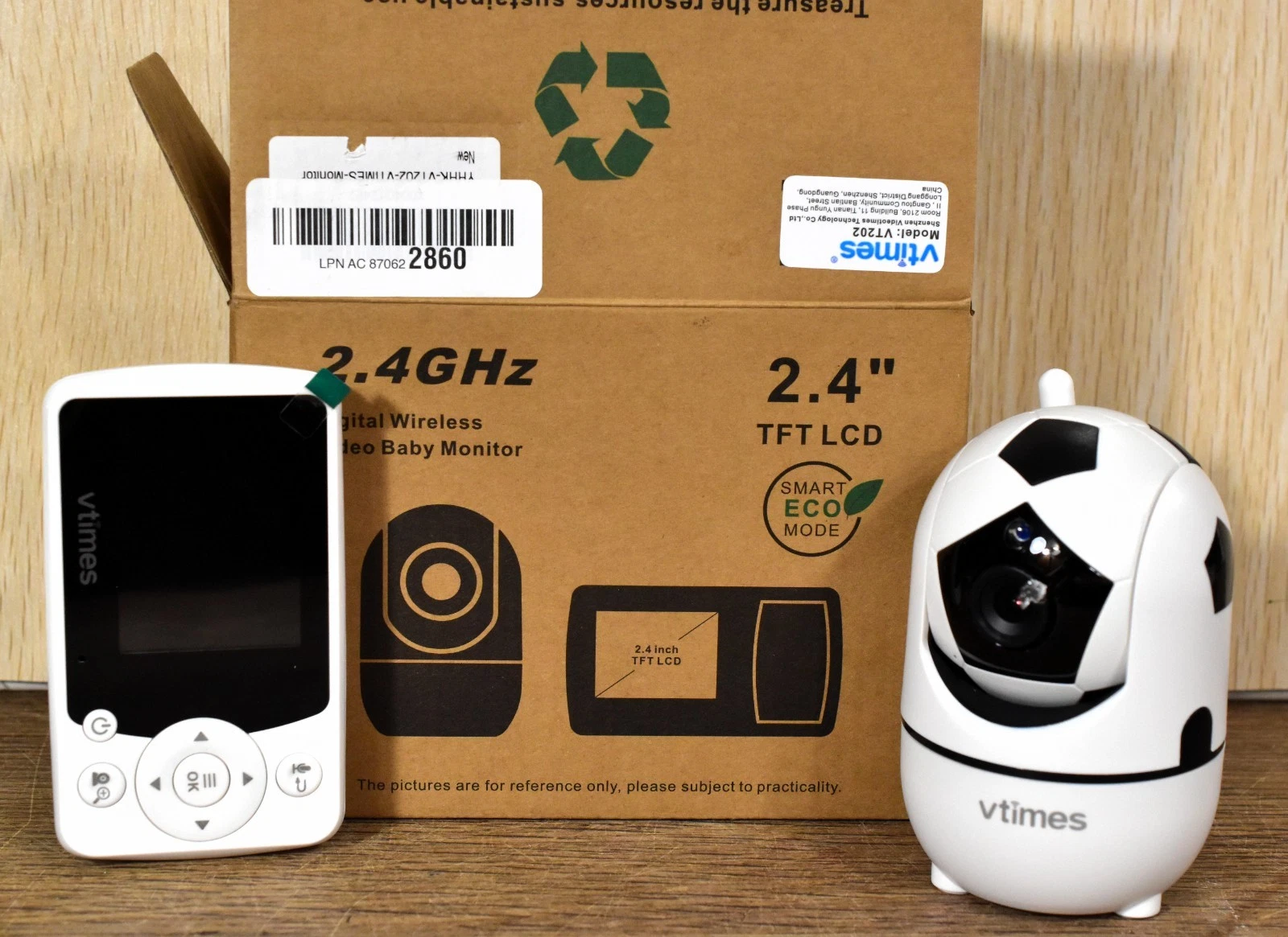 Digital Wireless Video Baby Monitor 2.4 GHZ