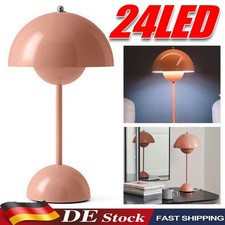 Led Flowerpot Tischlampe Kabellos, Akku Pilz Lampe, Tischleuchte Dimmbar Pilz DE