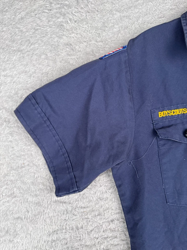 Boy Scouts of America Shirt Youth Large Blue Short Sleeve Cotton Arizona - Image 3 of 4