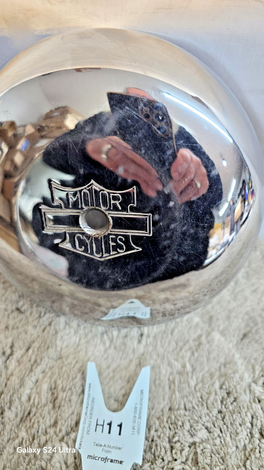 Harley Davidson Vintage Air Cleaner Cover Bendix Zenith Butterfly Carb