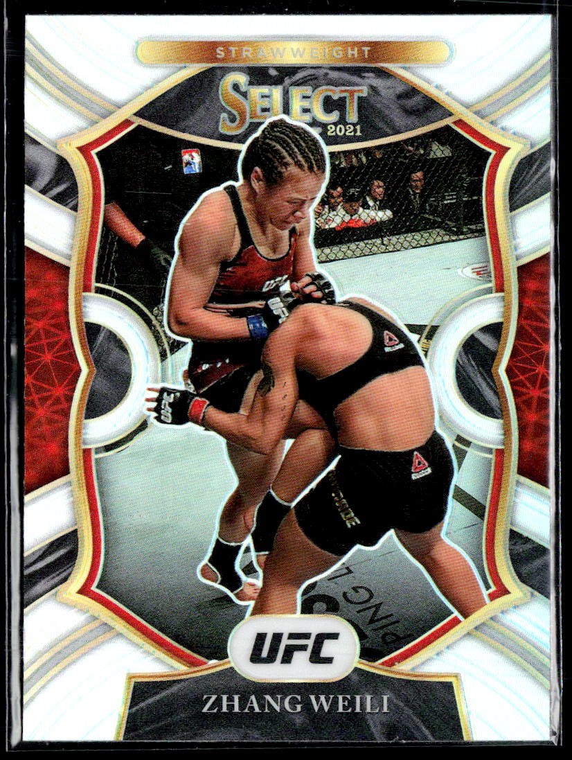 2021 Panini Select UFC #93 Zhang Weili Silver Prizms