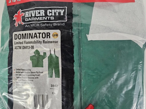 River City Garments Dominator Limited Flammability Rainwear 4X Jacket and Pants image 3