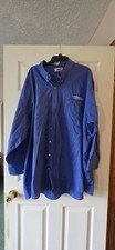 Conrads Work Shirt By Cintas Sz 21.5 Lj, Long Sleeve Blue Work Shirt