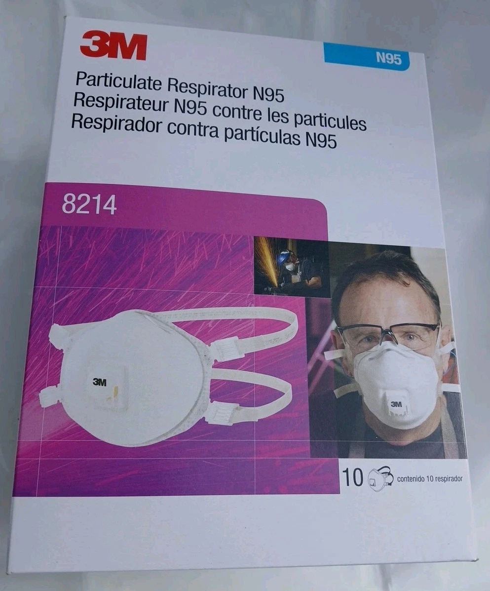 3M N95 Particulate Respirator Masks Welding Curting Ozone Organic Vapors Work