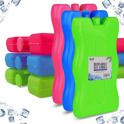 Freezer Ice Blocks Reusable Cool Cooler Pack Bag Freezer Picnic Travel ...