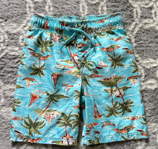 Old Navy Boy's Board Shorts Swim Trunks Drawstring Sz 4T