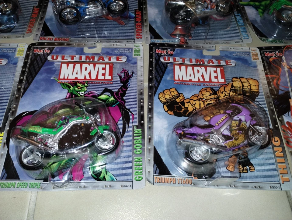 Maisto Ultimate Marvel Series 1 Die-Cast Motorcycle Collection - Image 3 of 4