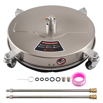 #ad #ad Pressure Washer Surface Cleaner Dual Nozzle Stainless Steel Quick Connect $93.05