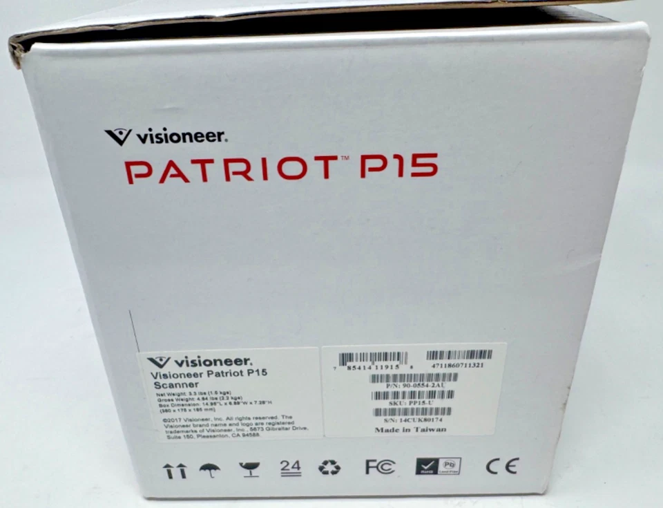 Visioneer Patriot P15 Portable Duplex Document Scanner - Image 3 of 4
