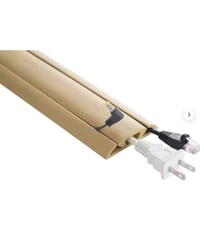 UT Wire Cord Protector & Concealer -  Beige - 15 ft. New  (Q68K)