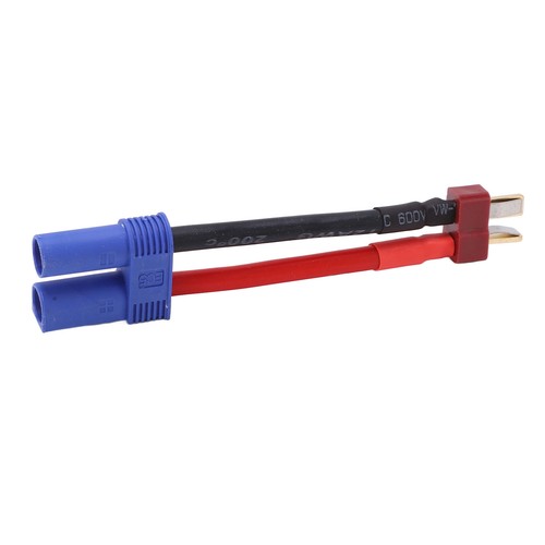 T Shaped Male Plug To EC5 Female Plug Conversion Adapter 93mm 12AWG For RC C GF0 - Picture 5 of 17