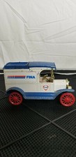 ERTL FINA 9407 DIECAST FORD 1913 MODEL T VAN MONEY DOLLAR COIN BANK W/KEY NIB