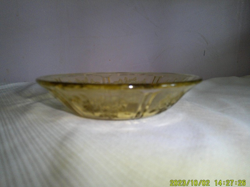 6-Inch Yellow Cabbage Rose Dessert Bowl