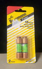 COOPER BUSSMANN 15A 250VAC FUSETRON Dual Element Time Delay FUSE BP/FRN-R-15